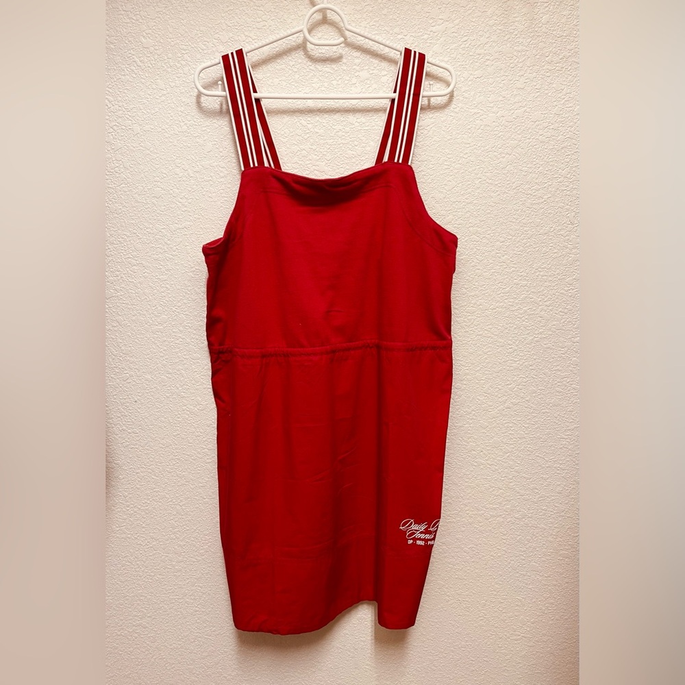 ANTHROPOLOGIE Daily Practice Passing Shot Sleeveless Mini Dress Size M Tennis